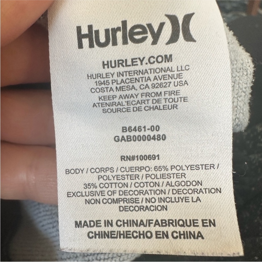 Hurley Women's Grey Joggers Nike Dri-FIT - Picture 8 of 10
